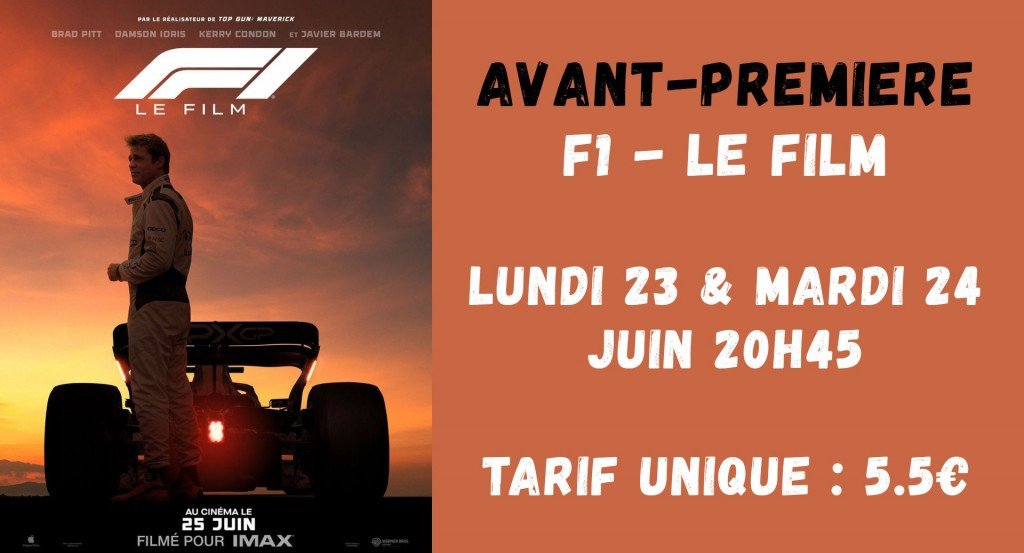 actualité Avant-première F1-LE FILM