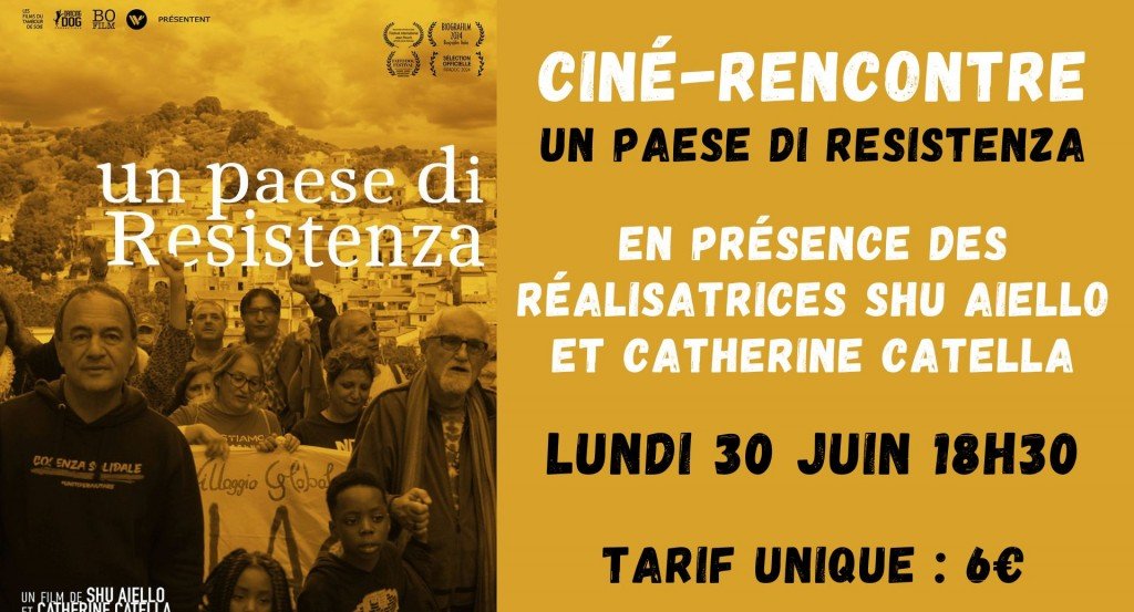actualité Ciné-rencontre - UN PAESE DI RESISTENZA