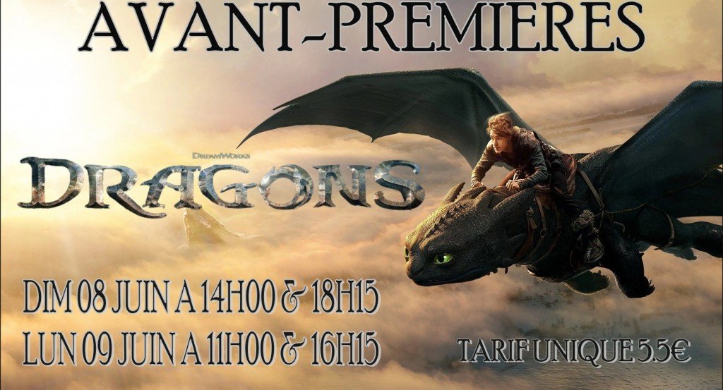actualité AVANT PREMIÈRE DRAGONS