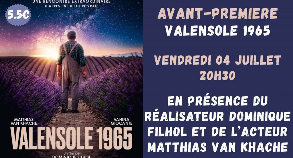 actualité AVANT PREMIERE VALENSOLE 1965